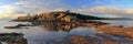 Dramatic Sunrise at East Point on Saturna Island, Gulf Islands National Park, British Columbia Royalty Free Stock Photo