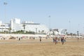 Beautiful beach in Agadir. Royalty Free Stock Photo