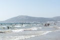 Beautiful beach in Agadir. Royalty Free Stock Photo