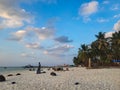 Beautiful beach of agatti island lakshadweep Royalty Free Stock Photo