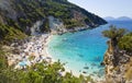 Beautiful beach - Agiofili, Lefkada, Greece Royalty Free Stock Photo