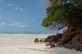 Anse Gouvernement in Praslin, Seychelles Royalty Free Stock Photo