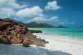 Anse Gouvernement in Praslin, Seychelles Royalty Free Stock Photo