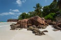 Anse Gouvernement in Praslin, Seychelles Royalty Free Stock Photo