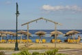 Beautiful beach in Asprovalta, Greece Royalty Free Stock Photo