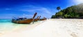 The beautiful beach of Bamboo island (Koh Mai Phai) Royalty Free Stock Photo