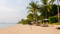 Beautiful beach of Bangsaray Pattaya Thailand Royalty Free Stock Photo