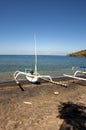 Beautiful beach with boat