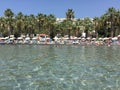 Beautiful beach in Bodrum District of Mugla city in Turkey.