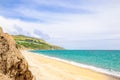 Beautiful beach by Bray in Ireland