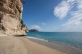 Beautiful beach at Cala Luna, Sardinia Royalty Free Stock Photo