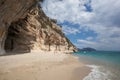 Beautiful beach at Cala Luna, Sardinia Royalty Free Stock Photo