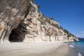 Beautiful beach at Cala Luna, Sardinia Royalty Free Stock Photo