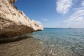 Beautiful beach at Cala Luna, Sardinia Royalty Free Stock Photo