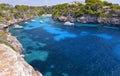The Beautiful Beach of Cala Pi in Mallorca, Spain Royalty Free Stock Photo