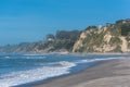 Beautiful beach in California Royalty Free Stock Photo