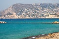 Beautiful beach in Calpe, Spain Royalty Free Stock Photo