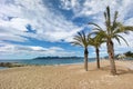 Beautiful Beach of Cannes, France Royalty Free Stock Photo