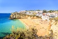 Beautiful beach in Carvoeiro, Algarve, Portugal Royalty Free Stock Photo