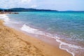 Beautiful beach at Chalkidiki peninsula Royalty Free Stock Photo