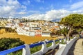 Beautiful beach and cliffs in Carvoeiro, Algarve, Portugal Royalty Free Stock Photo