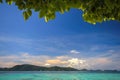 Beautiful Beach,cloud and sea Royalty Free Stock Photo