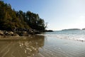 Beautiful beach and coastline in Tofino, Canada