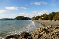 Beautiful beach and coastline in Tofino, Canada