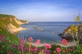 Beautiful beach on of Dorset, UK