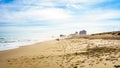 The beautiful beach and dunes of Bloubergstrand