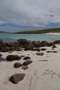 Beautiful beach on the Isle of Barra Royalty Free Stock Photo