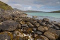 Beautiful beach on the Isle of Barra Royalty Free Stock Photo