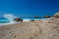 The beautiful beach of Kalamitsi (Lefkada) Royalty Free Stock Photo
