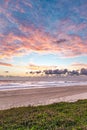 Beautiful beach landscape on sunrise Royalty Free Stock Photo