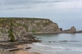 Beautiful Beach in Langre, Cantabria, Spain.