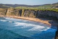 Beautiful Beach, Langre, Cantabria, Spain Europe.