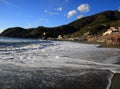 Beautiful beach in levanto