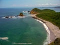 Beautiful beach Los Frailes at Machalilla national park, Ecuador Royalty Free Stock Photo