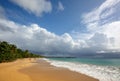 Beautiful beach in Martinique, Caribbeans