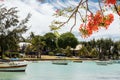 Beautiful beach north of Mauritius