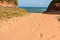 Beautiful beach of Praia do Amor near Pipa, Brazil Royalty Free Stock Photo