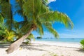 Beautiful beach at Praslin island, Seychelles Royalty Free Stock Photo