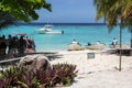 Beautiful beach with pristine turquoise water in Conflict Island, Papua New Guinea