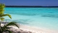 Beautiful beach with pristine turquoise water in Conflict Island, Papua New Guinea