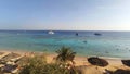 Beautiful  beach on the red sea Royalty Free Stock Photo