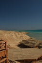 Beautiful beach on the Red Sea near Hurghada, Egypt. Royalty Free Stock Photo