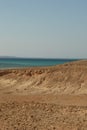 Beautiful beach on the Red Sea near Hurghada, Egypt. Royalty Free Stock Photo