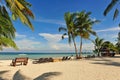 Beautiful beach resort at Bantayan Island, Cebu Royalty Free Stock Photo