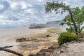 Beautiful beach of Rodas, in the Cies Islands in Galicia, Spain. Royalty Free Stock Photo