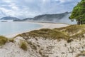 Beautiful beach of Rodas, in the Cies Islands in Galicia, Spain. Royalty Free Stock Photo